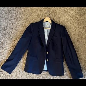 J. Crew Dark Blue Blazer with Gold Buttons
